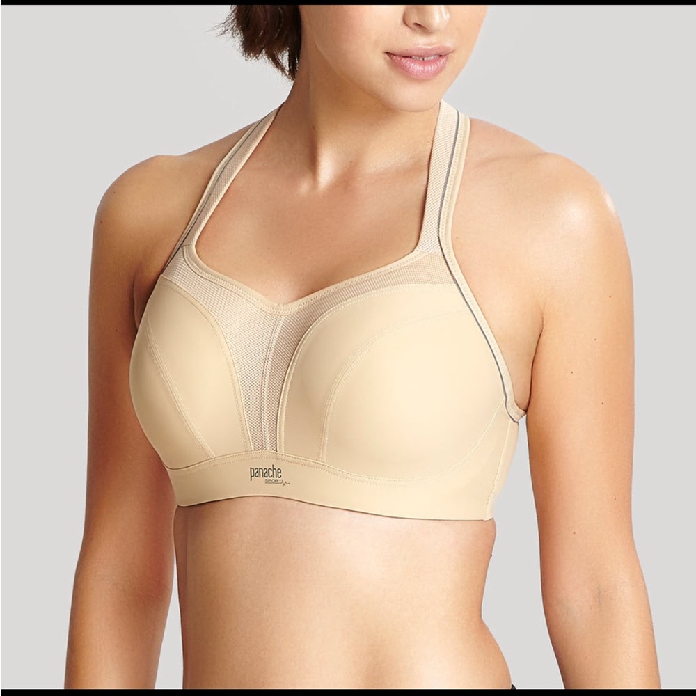 Panache Power Underwire Sports Bra Latte - UK 34J (US 34M)